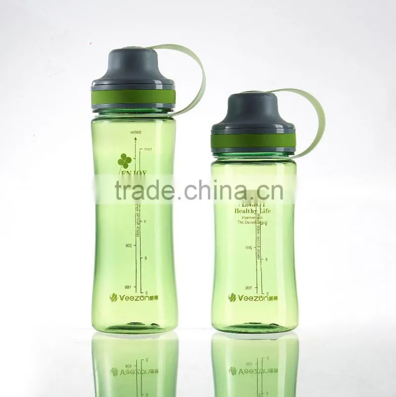 plastic drinking water bottle/bpa free water bottle/hot water bottle