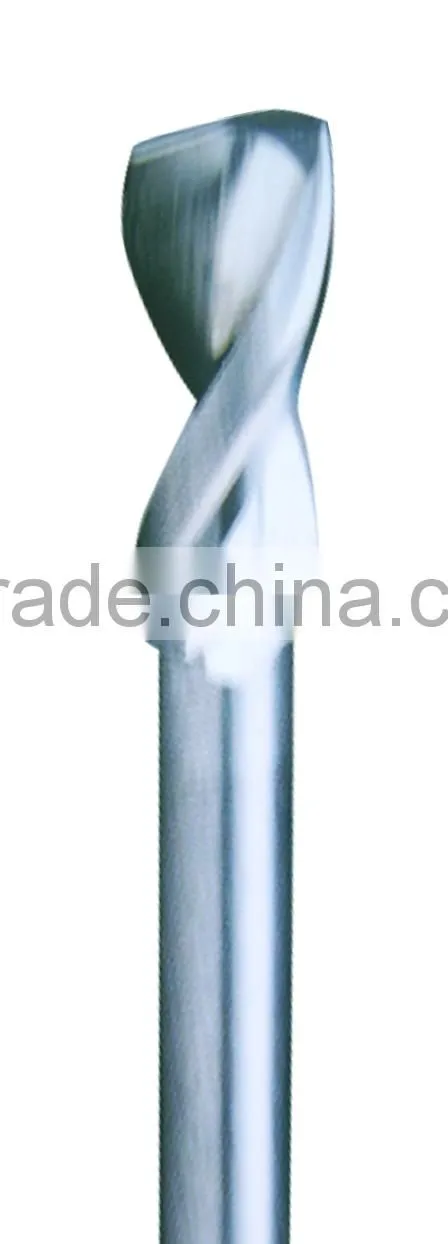 Soild spiral downcut router bits