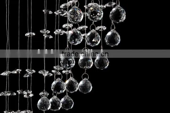 Crystal Spiral Long Empire Chandelier Lamps 92019