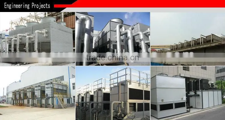 Room AC system closed cooling tower