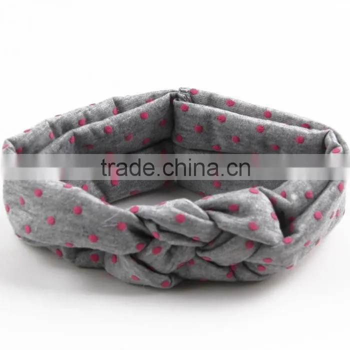 knot headband baby headband dot hairband