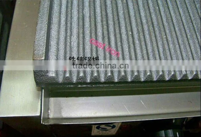restaurant electric contact grooved grill ( CE approved )