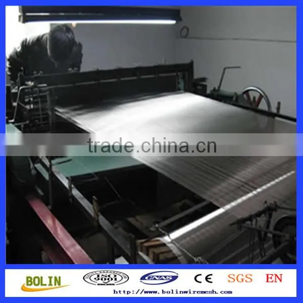 (factory)black coated 316 bulletproof security wire mesh door screen