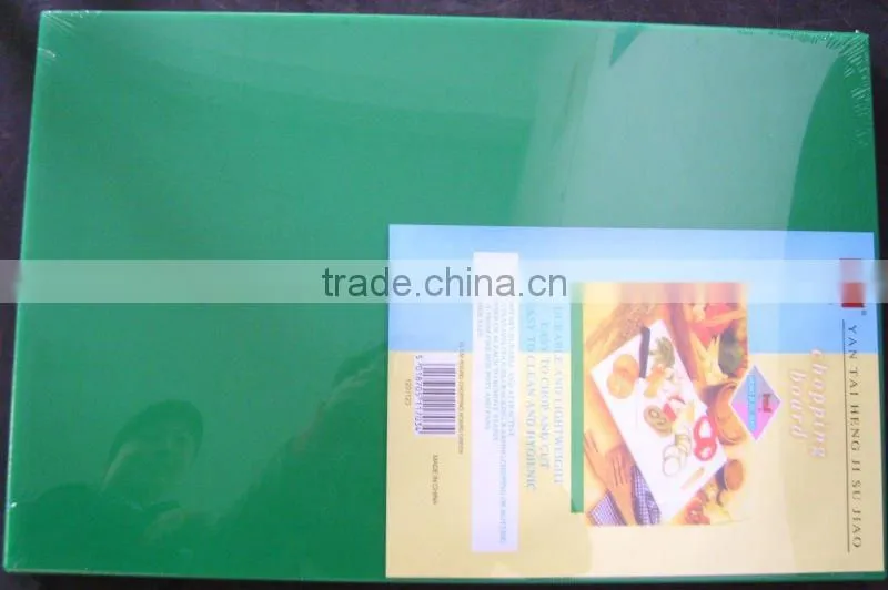 PE plastic colour regular cutting board