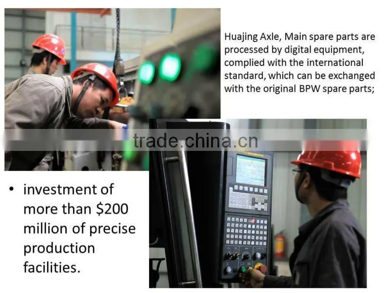 32T heavy duty spoke bogie for widely used mid-east market