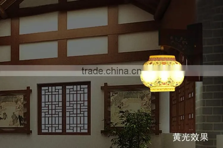 antique porcelain lamps wall lamp interior decoration morden creative indoor living room wall lamp art lamp for hotel