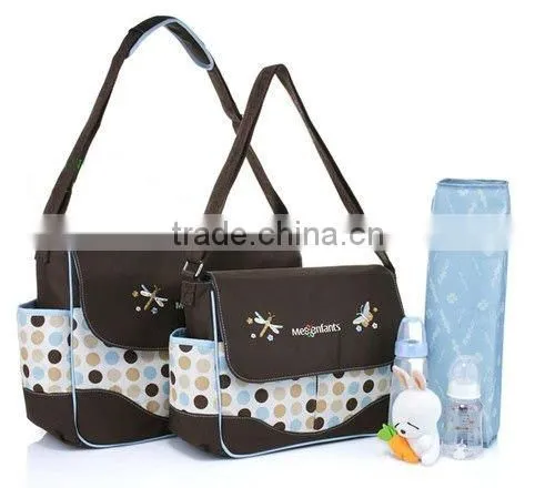 Fashion Waterproof Baby Diaper Bag with Changing Mat