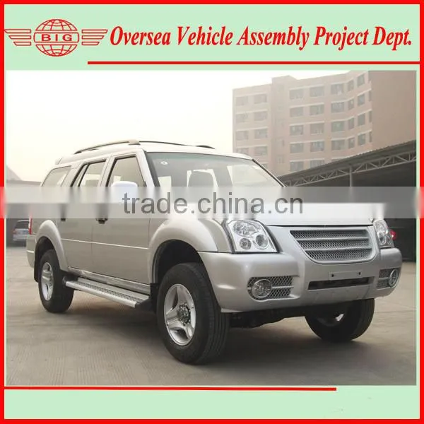 Chinese 6490 model 4x4 diesel SUV vehicle with 4x4 suv tires and suv tire p235/70r16 specially for African market