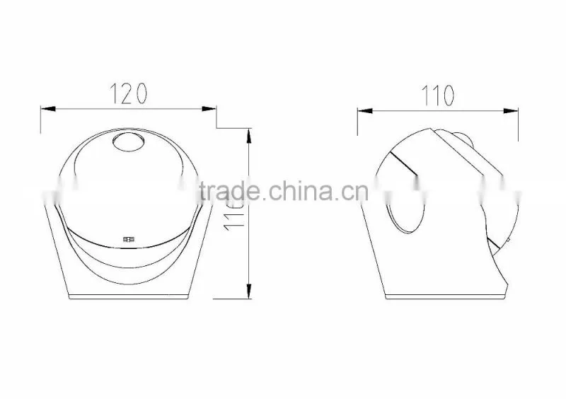 Three LED Rotatable Cute LED Night Motion Sensor Light