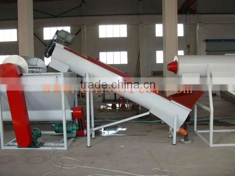 PET mineral water bottles washing recycling line