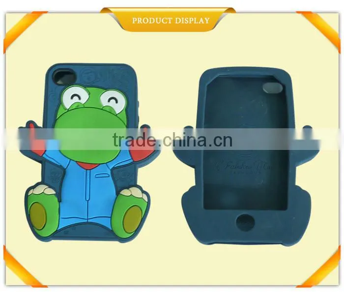 Silicone rubber 3D pattern mobile phone coat