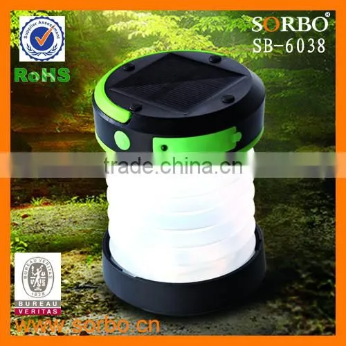 Solar outdoor sports led rechargeable fishing lantern lights for night fishing, bivouac, BBQ