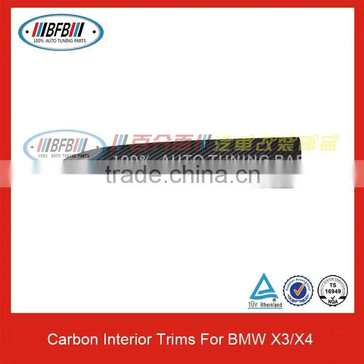 Carbon Fiber Interior Trims X3 X4 Car Dashboard 6PCS For BMW X Series Carbon Accessores