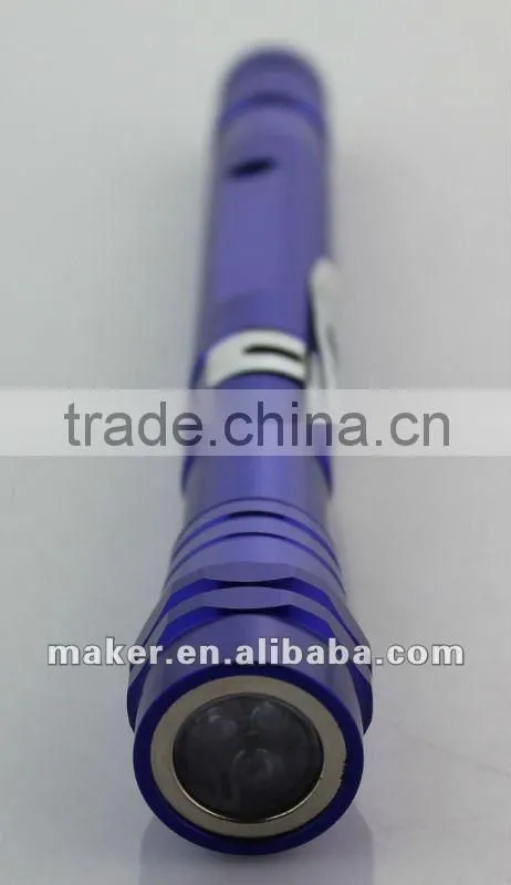 3LED telescopic torch with rotate mirror head