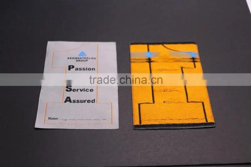 2016 New Fashion High Quality Garment Custom Woven Clothing Label