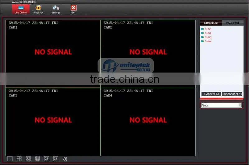 TVI DVR 1080P/720P Recorder 8CH DVR H 264 For HD TVI Camera Mobile P2P View