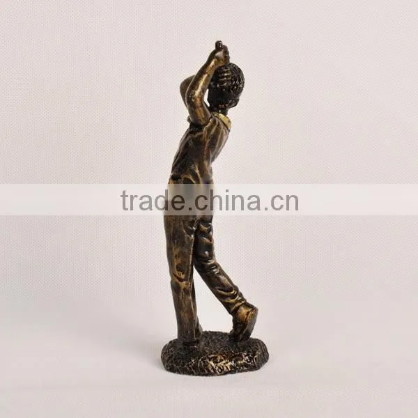 Resin golf sports trophy cup statue