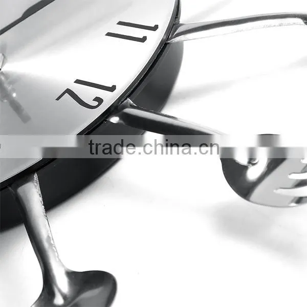 spoon and fork wall clock kitchen clock