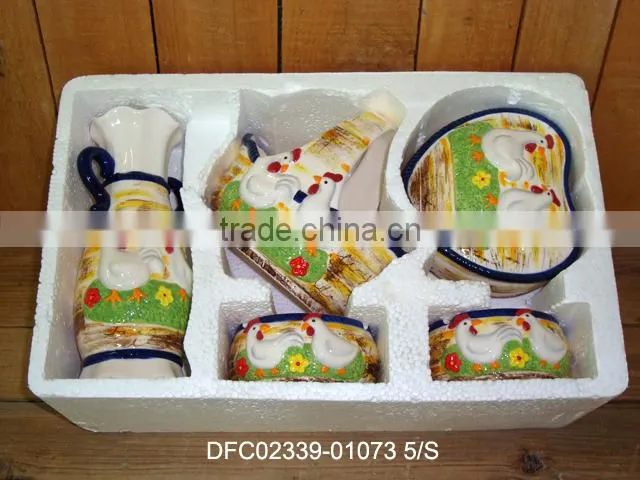 Hot selling Ceramic Arabic 5pcs gift set
