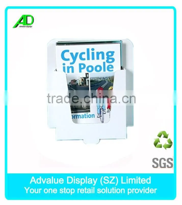 Cardboard Brochure holder , cardboard counter display brochure holder