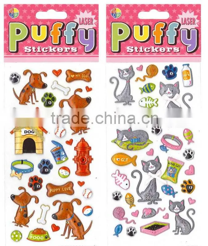 Laser Puffy sticker