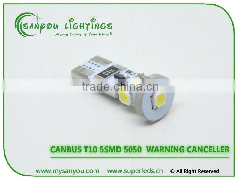 Led for car led car bulbs led lights for car CANBUS LAMP T10 5SMD 1210