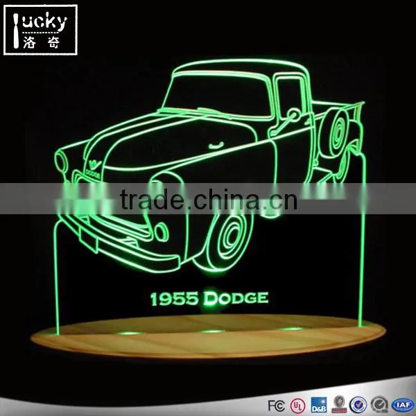 Wi Fi Logo Free Internet Services LED Acrylic Sign Night Light
