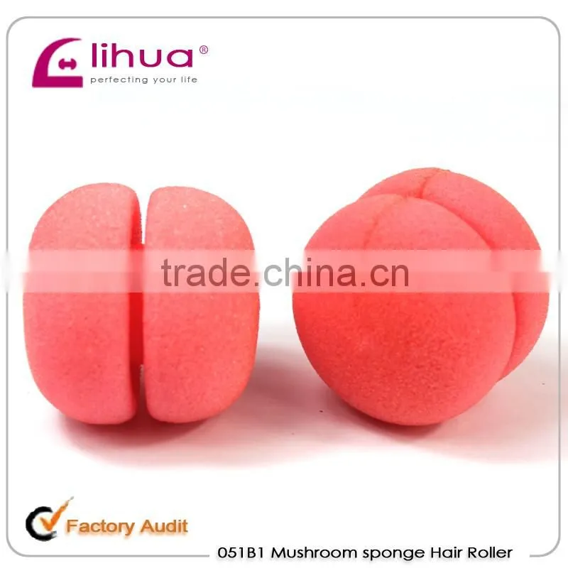Quality breathable sponge Sleeping Beauty mushroom hair roll
