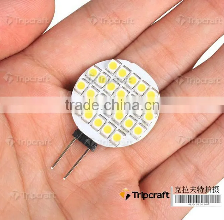 Residential Lighting 12 volt Bin Pin G4 led lighting bulbs G4 12SMD 5050