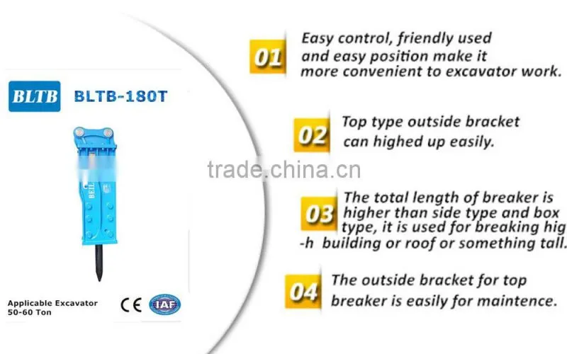 BLTB180 excavator hammer breaker for different type mining excavator