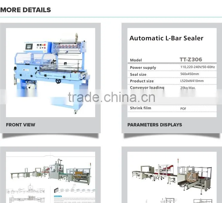 2016 Fruit Packing Machine Plastic Bag Sealing Automatic L Bar Sealer Machine