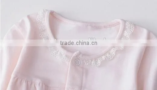 1-3Years girls rompers baby clothing 100%cotton baby girls rompers spring autumn