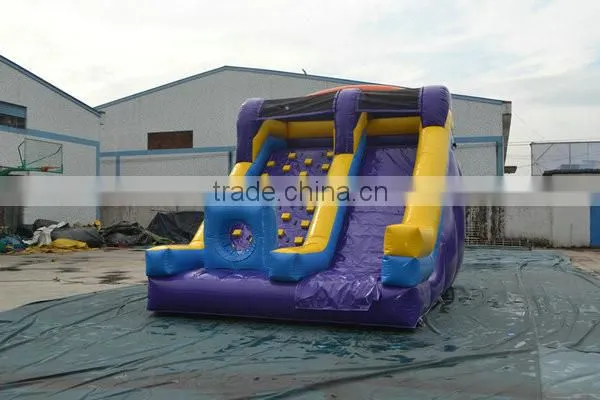 2016 hot sale PVC giant inflatable water pool slide