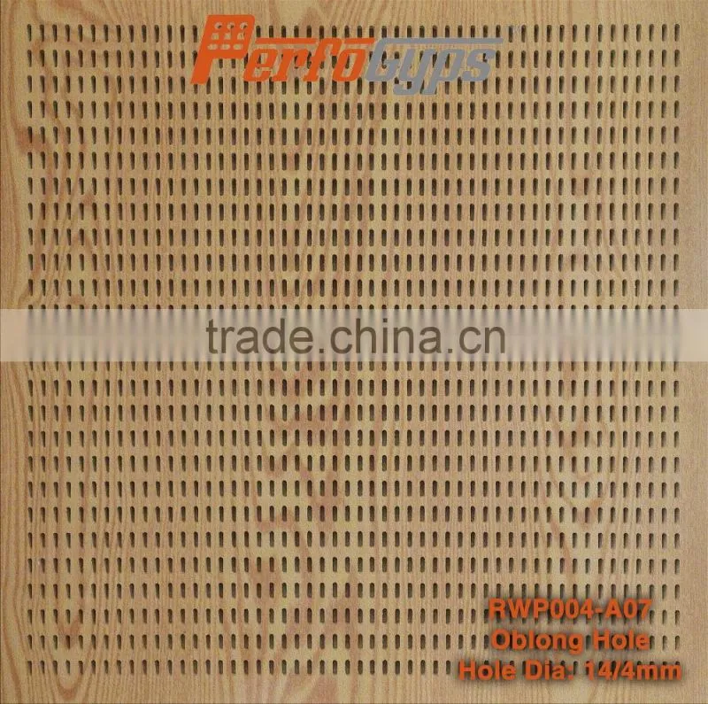 SGS certificate in Acoustic Perforated Gypsum Ceiling Tiles which with good quality and surface