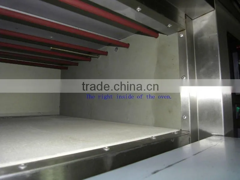 2 layers 4 trays electric pizza double deck bread oven