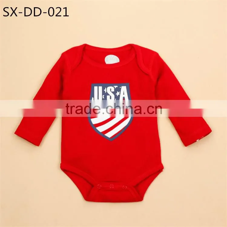 hot sale high quality newborn christmas baby romper blank