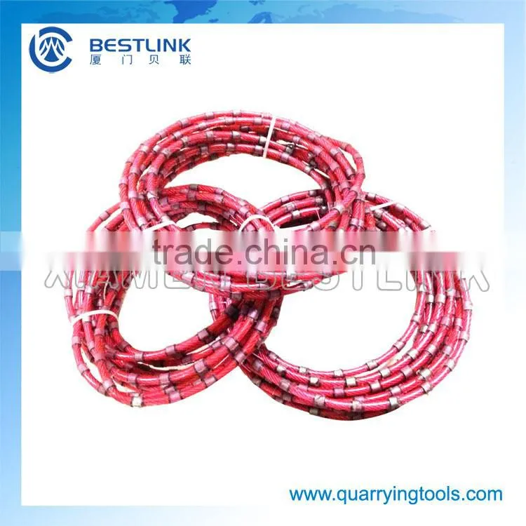 new design multi cutting 7.2mm diamond wire for granite slabs cut with high quality