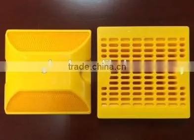 High quanlity yellow Trafiic Safety Reflective plastic road stud