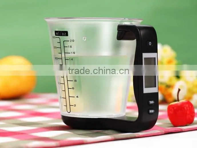 Fashionable digital weighing kitchen scale