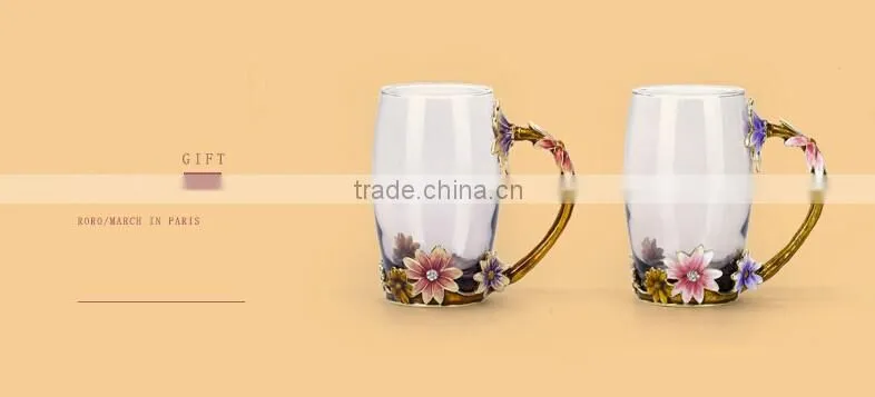 RORO 2014 New Design March in Paris daisy craft gift water mug