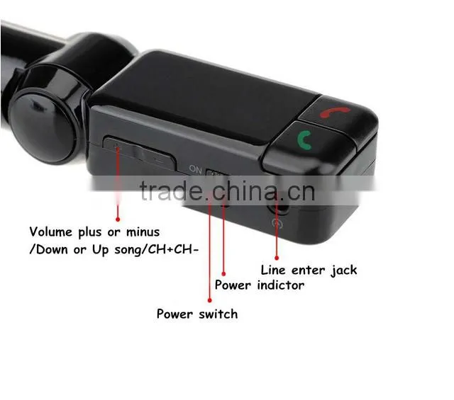 Hands free dual usb car charger wireless bluetooth fm transmitter for car mp3, bluetooth wireless fm transmitter
