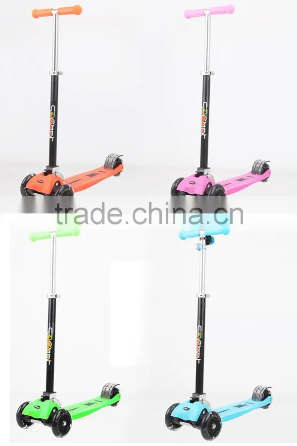 ISCOOTER four wheel foldable handbar adjustable height kids china scooter