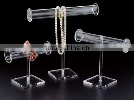High Transparent Solid Acrylic Jewellery display jewelry display stand