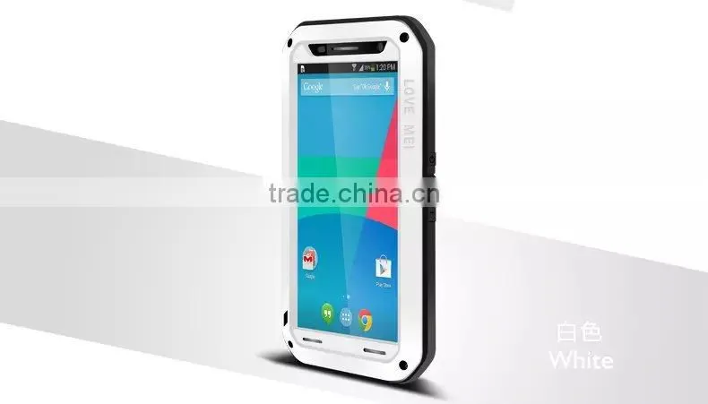 For google nexus 6 LOVE MEI POWERFUL case,high quality Power case for google nexus 6