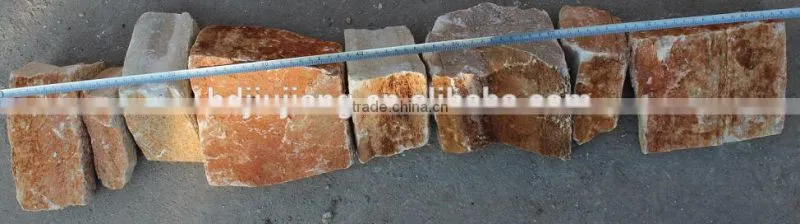golden quartzite decorative flexible veneer stone