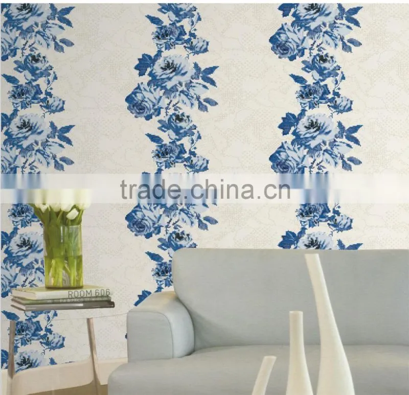 modern pvc decorative wallpaper for coffee shop decor