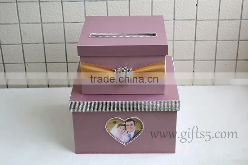Elegant wedding card box card boxes for wedding wholesale