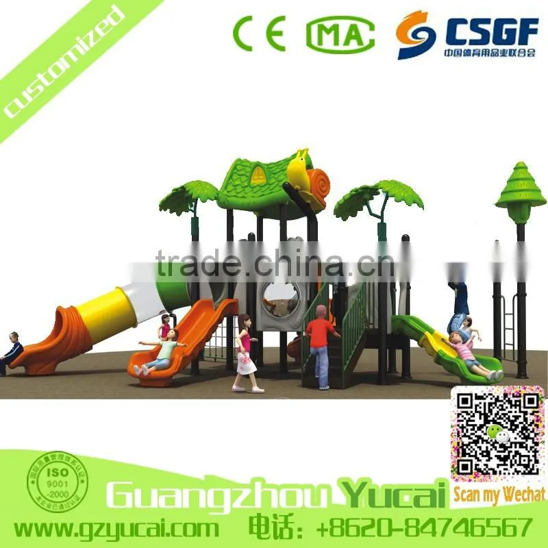 multi function kids plastic outdoor gym playground slides equipment