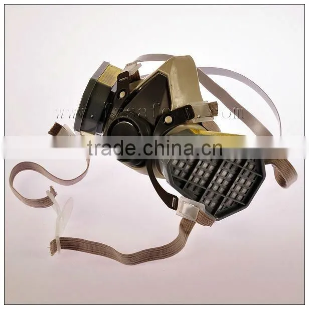 double cartridge gas mask with CE