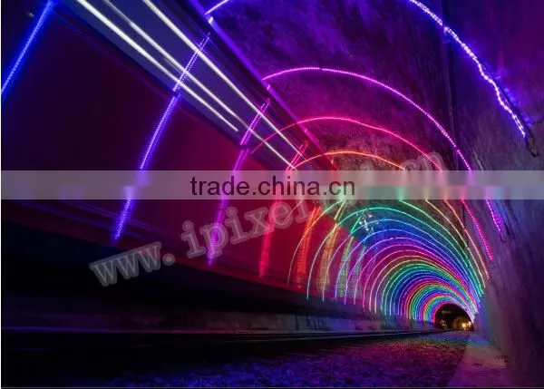 Flexible decorative led pixel matrix rgb strip light